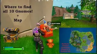 Where to Find the Gnomes in Fortnite Season OG + Map with all 10 Gnomes!