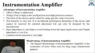 Lecture 13 Instrumentation amplifiers