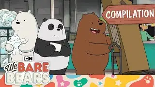 Bears Go Shopping 🛒🐻🛍️ Funniest We Bare Bears Marathon | Cartoon Network