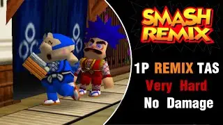 Smash Remix [TAS] - Ebisumaru Remix Mode (Very Hard, No Damage)