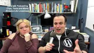 Tips Tools and Tricks for Podcasting #CreatorLife LIVE