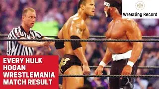 Every Hulk Hogan WrestleMania Match Result