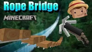 Minecraft Mod [ Rope Bridge ] 1.8 ! Puentes colgantes en un click !