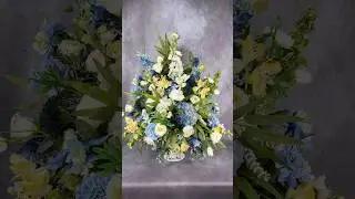 Silk Flower Wedding Alter Arrangement Idea #southerncharmwreaths #shorts