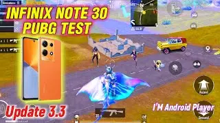 Infinix Note 30 Pubg Test 2024 | Infinix Note 30 Battery Test & Heating Test In 2024 | PUBG MOBILE