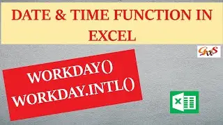 WORKDAY & WORKDAY.INTL Function in Excel | WORKDAY Function with Example | GrowWithSkills