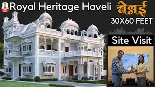 P799 Heritage Haveli Design | Chennai, Tamilnadu I 40X60 Feet Construction Area I Site Visit