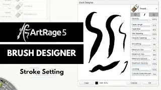 Brush Designer Stroke Settings