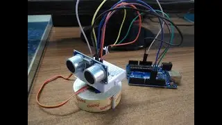 Arduino radar project using ultrasonic sensor || Demo ||#Sonar || #shorts