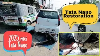 diy Restoration old Tata Nano in 2025 | Tata Nano Rebuild | Car silencer problem @kristalcars