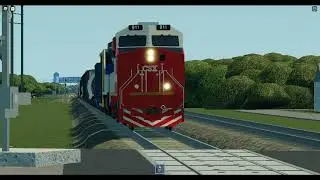 Chasing down [..CSX..] 911 with 3194 with a exstanded passenger train ! in roblox tri rail simulator