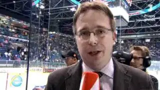 Jarkko Immonen after 1st period against Norway