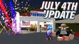 GREENVILLE 4TH OF JULY UPDATE!!!! (LIMITED FIREWORKS + STORE) || ROBLOX - Greenville