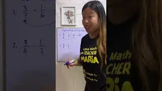 SUBTRACTION OF DISSIMILAR FRACTIONS PART 1