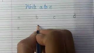 how to write alphabet a to z|Learn Alphabet Writing a to z| Handwriting Practice for Kids and Adults
