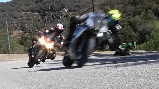 Top Street Riders Los Angeles , Fast Superbikes, Exotics, 2 Police Pullovers