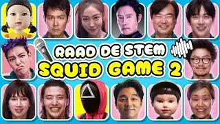 SQUID GAME 2 QUIZ 😱🎲🦑 Raad de Personages aan de Hand van Hun Stem 🔊