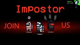 [LIVE] Among Us! | Come join and play [Please Mute live stream] (Space Malaysiaball is my brother)