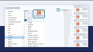 Alteryx Summarize Tool Demonstration