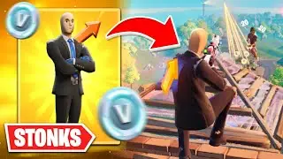 COMPREI ESSE CAREQUINHA AÍ! SKIN STONKS FORTNITE