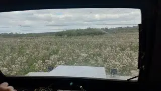 Поехали на рыбалку. Топим вездеход. Тайга, природа.
