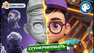 Нейросети теперь делают текстуры за нас: Blender и Stable Diffusion