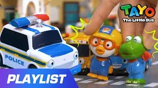 Tayo Rescue Team Song l Police Car Pat, Let's Go! l Tayo Sing Along Special l The Brave Cars