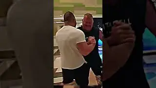 SURPRISE...BOOM😈💀 JERRY CADORETTE | ERMES GASPARINI #shorts #armwrestling