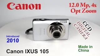 2010 Canon IXUS 105 - CCD Digital Camera