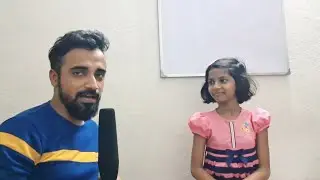 My Little-Cute-Student Anwesha's First Appearance as an English Speaker