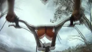 bicycle ramp jump into dam. GoPro Edit