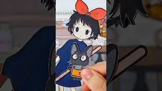 마녀배달부 키키 "사람이 되는 과정"🧙‍♀️ 무료도안  | DIY