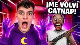 Fui CATNAP en la casa de GRANNY VR y ella ODIÓ cada segundo 😱🐱