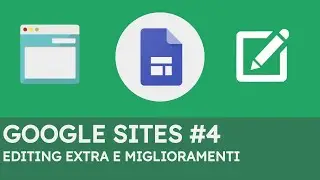 Google Sites #4 - Strumenti extra di editing