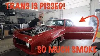TRANSMISSION PUKES ON DYNO!!!!