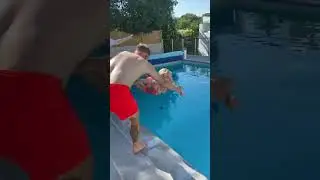 everything always ends up in the pool! 😂 (pranks) 