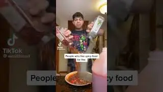 People who like spicy food be like 🥵 #food #relatable #spicyfood