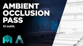 Ambient Occlusion Pass in Maya - 3D Tutorial