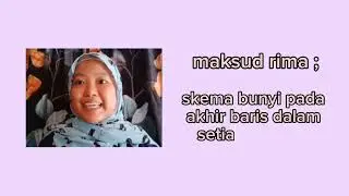 RIMA AKHIR DALAM PUISI