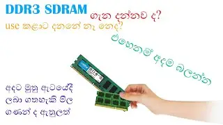 DDR3 SDRAM Specifications | Explanation | Price @Sri Lanka by August 2021 | Sinhala | #Tech Tech