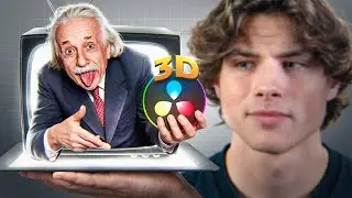 Drop Talking Clips Into 3D Worlds | DaVinci Resolve Tutorial