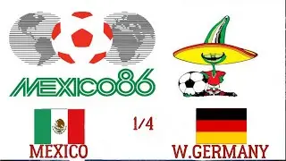 mexico1986 1/4 w.germany#mexico