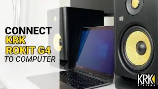 How-to Connect ROKIT KRK G4 Speakers to Computer