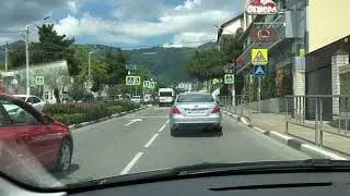 Gelendzhik - Kabardinka. Krasnodar Territory, Russia. Virtual drive tour. May 31, 2021