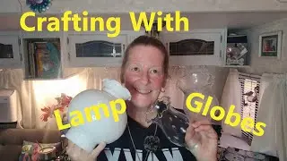 Recycle a Lamp Globe into Lighted Santa Christmas Decor