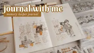 Catching up on my weekly memory keeper journal 🍨 On my favorite journal the thinking of you book