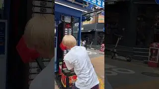 韓国のゲームセンターでおさきと勝負！！
