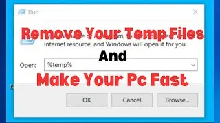 delete temp files windows 10||delete unwanted files from pc||temp files||remove||speedup||clean up