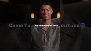 Cr7 On His Way To Dominate YouTube🥶 #edit #cristianoronaldo #realmadrid @cristiano