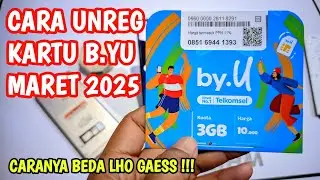 TERBARU‼️ CARA UNREG KARTU BYU 2025
